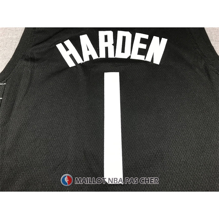 Maillot Los Angeles Clippers James Harden NO 1 Statement 2021-22 Noir